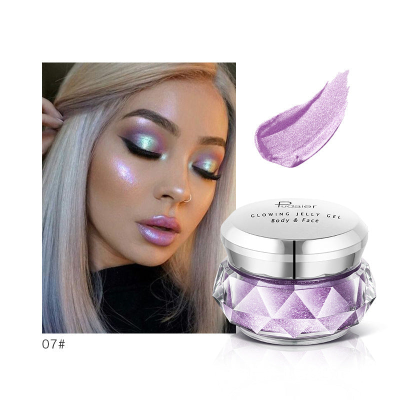 Jelly Gel Face Body Highlighter Mermaid Eyeshadow