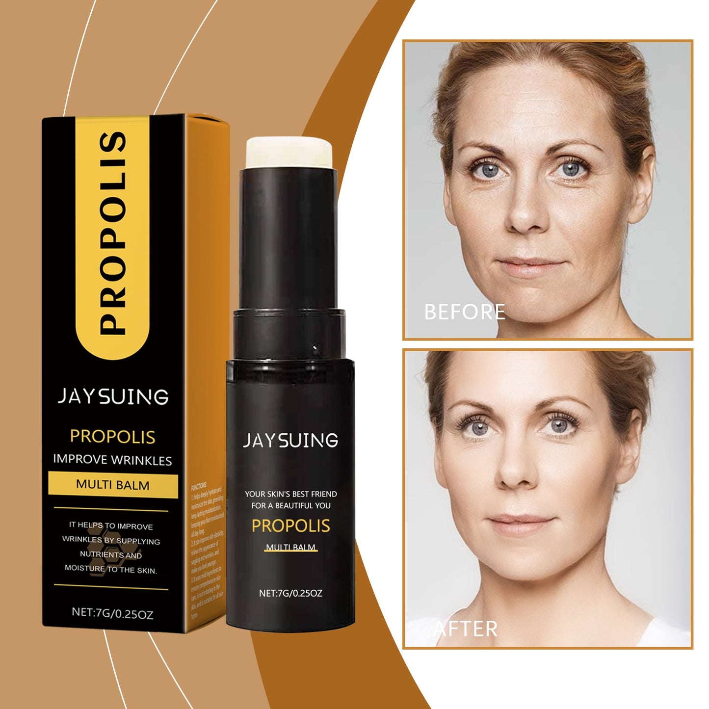 Propolis Firming Moisturizer Hydrating Rejuvenating Face Cream Formula