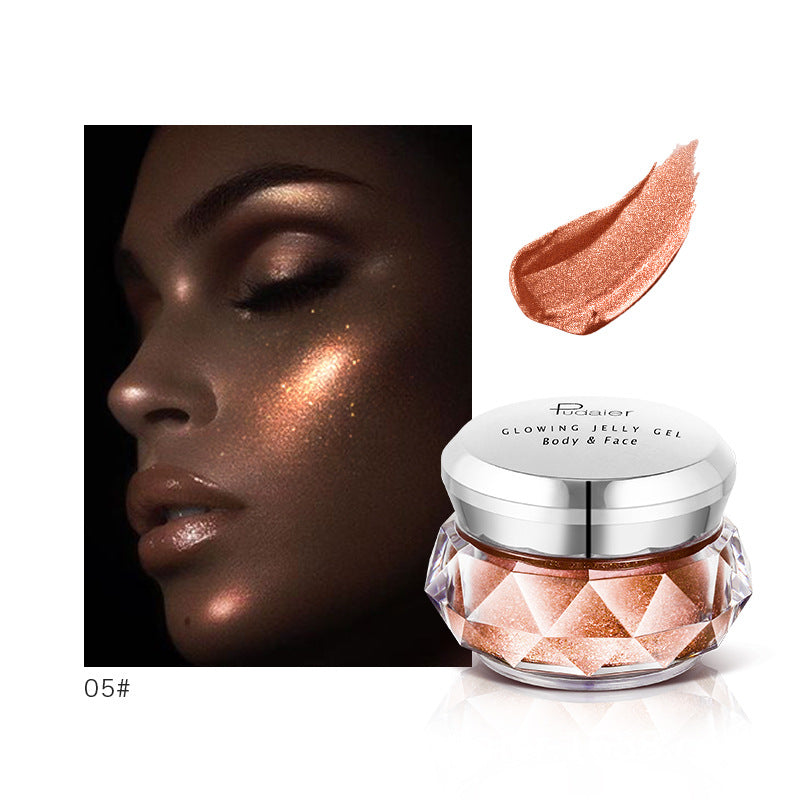 Jelly Gel Face Body Highlighter Mermaid Eyeshadow