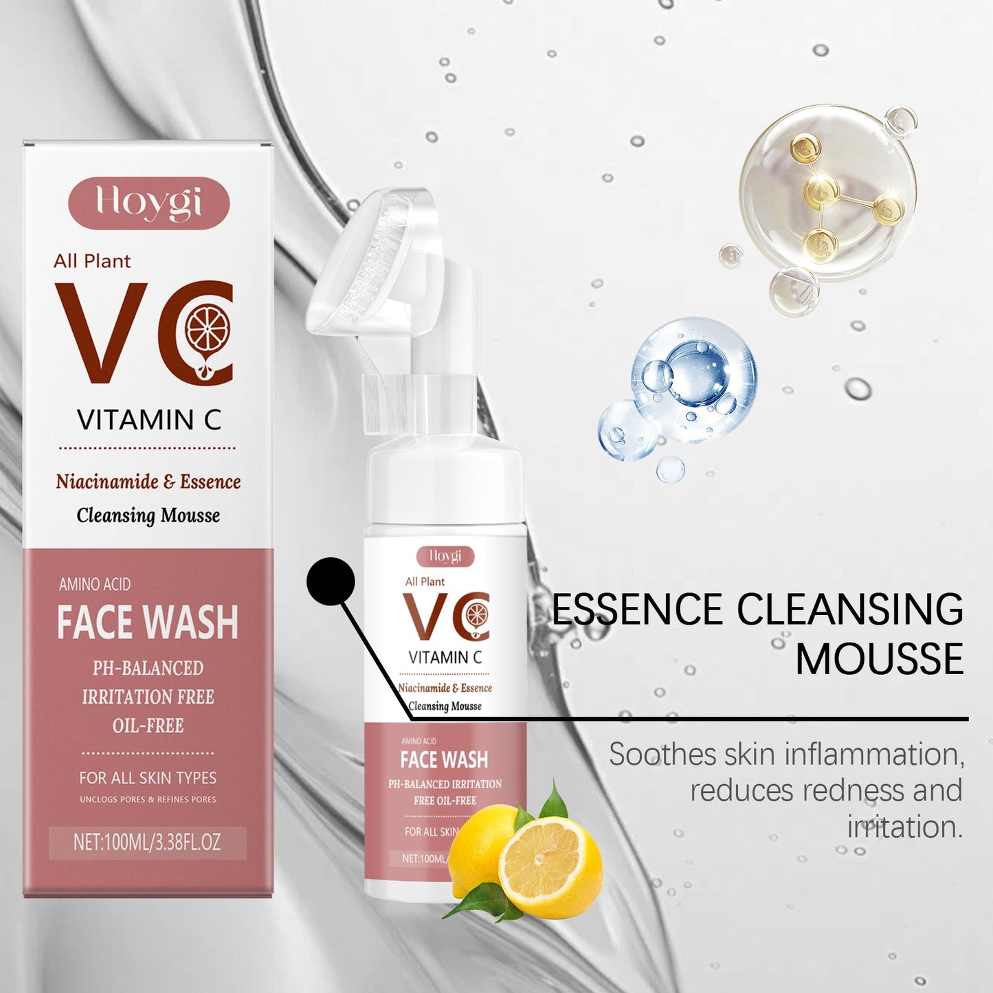 Vitamin C Gentle Foaming Facial Cleanser Hydrating Formula