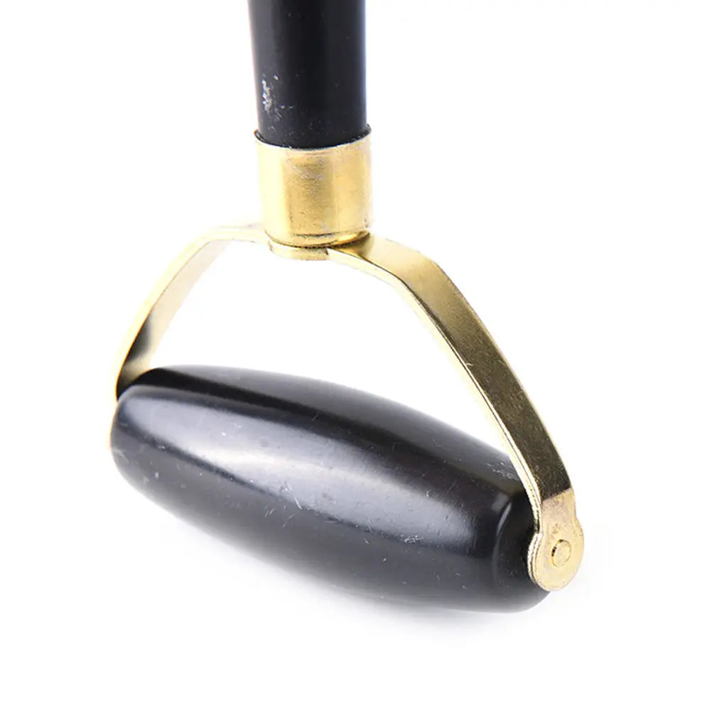 Natural Obsidian Face Massage Roller Beauty Skincare Tool Portable