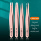 Stainless Steel Eyebrow Tweezers Professional Beauty Tool Set
