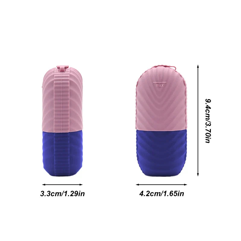 Silicone Facial Ice Roller Massage Beauty Skincare Applicator Tool