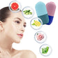 Silicone Facial Ice Roller Massage Beauty Skincare Applicator Tool