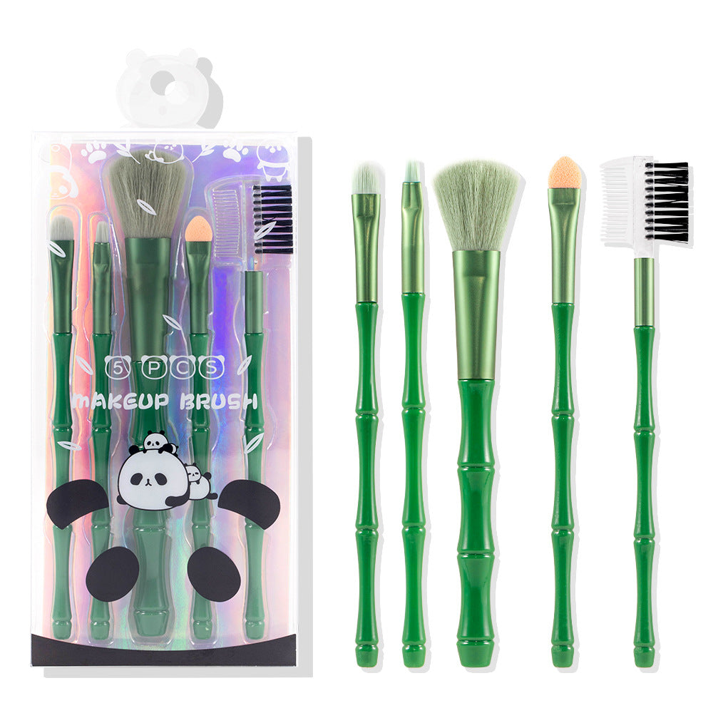 5-Piece Portable Makeup Brush Beauty Tool Set